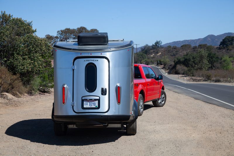Illustration for article titled A 2018 Ford F-150 Diesel Pulling an Airstream Basecamp Is the Best Version of 'Camping'